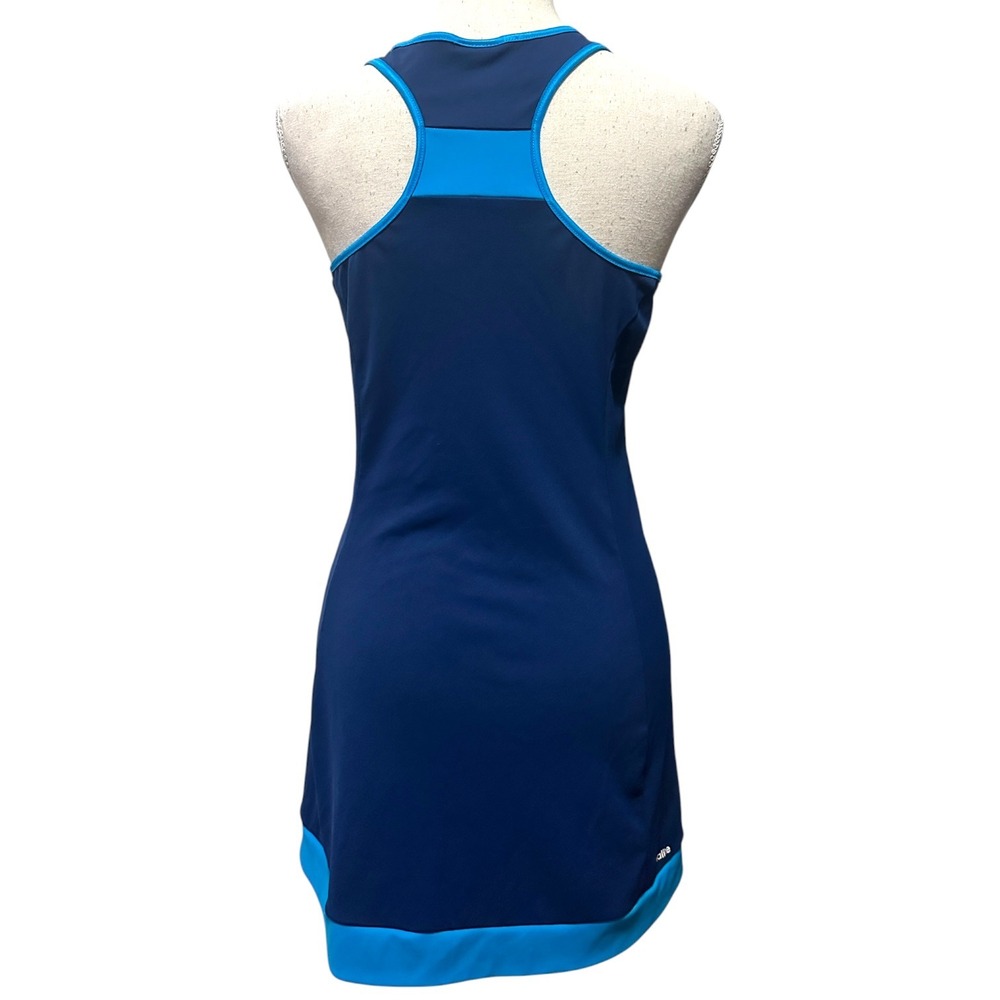 adidas Navy and Bright Blue Athletic Tank Mini Dress - Picture 4 of 7